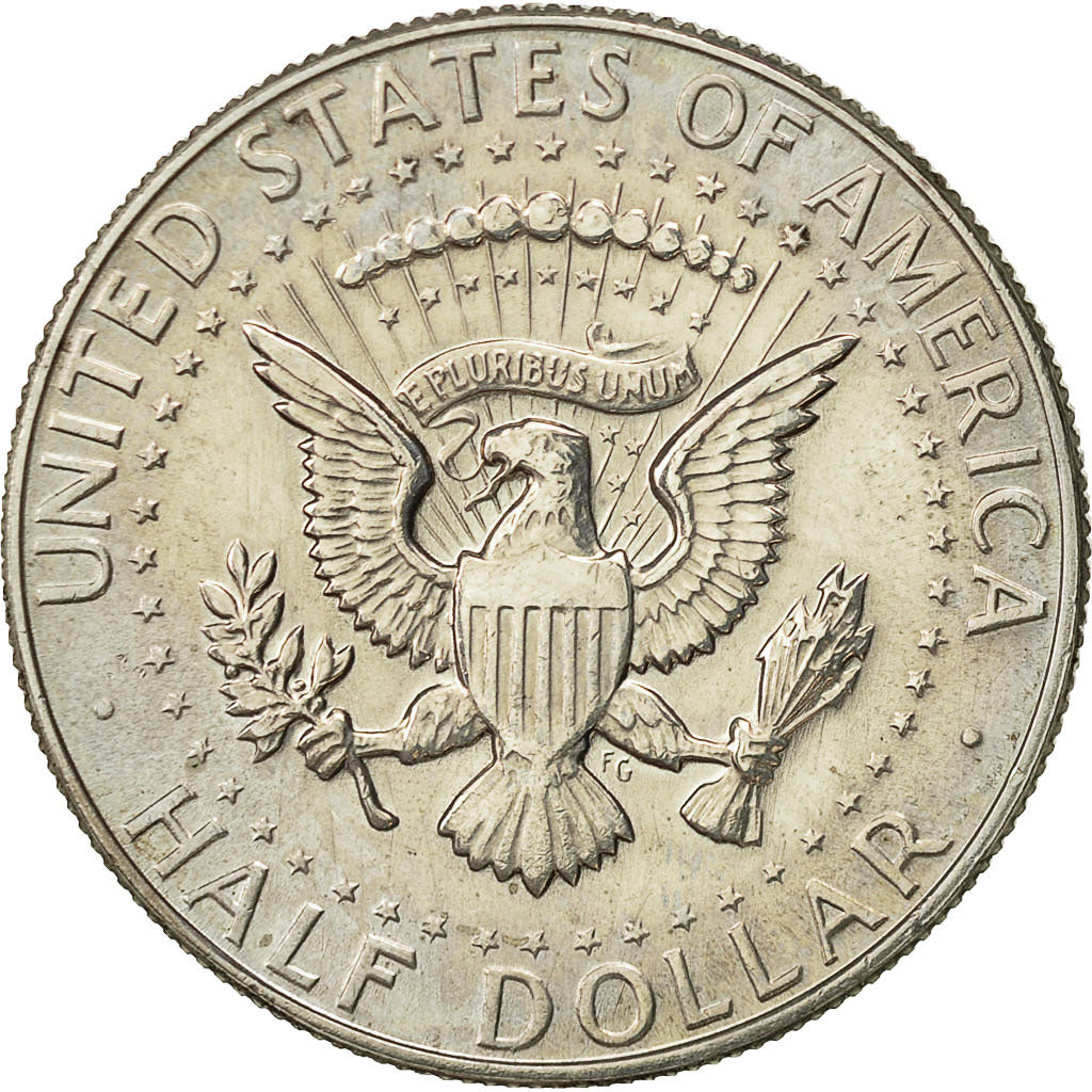 Coin, United States, Kennedy Half Dollar, Half Dollar, 1967, U.S. Mint