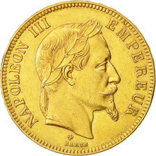 Coin, France, Napoleon III, Napoléon III, 100 Francs, 1869, Strasbourg