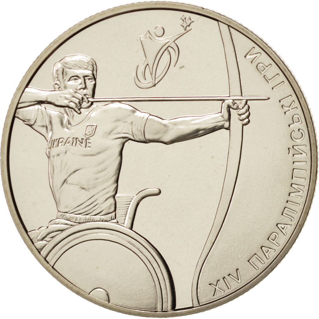 Ukraine, 2 Hryvni, 2012, Kyiv, London Paralympic Games, KM:661