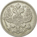 Coin, Russia, Nicholas II, 20 Kopeks, 1910, Saint-Petersburg, MS(60-62), Silver