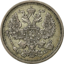 Moneda, Rusia, Nicholas II, 20 Kopeks, 1911, Saint-Petersburg, EBC, Plata
