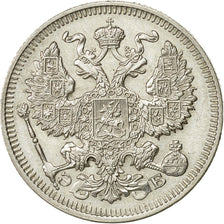 Moneta, Russia, Nicholas II, 20 Kopeks, 1912, Saint-Petersburg, MS(63), Srebro