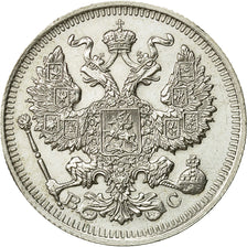 Munten, Rusland, Nicholas II, 20 Kopeks, 1914, Saint-Petersburg, UNC, Zilver