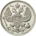 Monnaie, Russie, Nicholas II, 20 Kopeks, 1914, Saint-Petersburg, SPL+, Argent