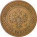 Coin, Russia, Nicholas II, 3 Kopeks, 1910, Saint-Petersburg, EF(40-45), Copper