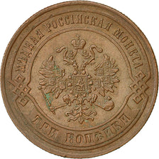 Coin, Russia, Alexander II, 3 Kopeks, 1870, Ekaterinbourg, AU(55-58), KM 11.1