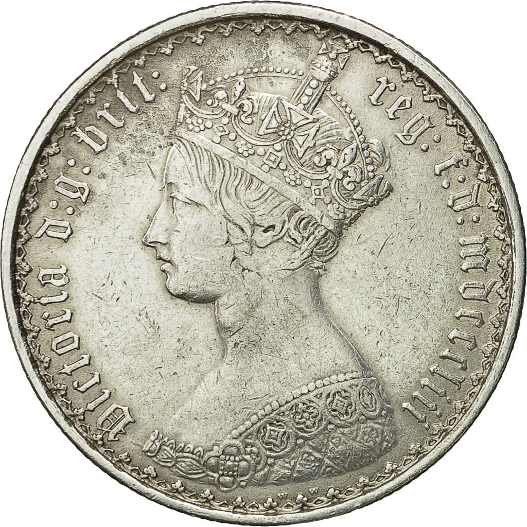 Monnaie, Grande-Bretagne, Victoria, Florin, Two Shillings, 1853, Londres, TTB+