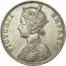 Münze, INDIA-BRITISH, Victoria, Rupee, 1890, Bombay, VZ+, Silber, KM:492