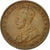Moneda, Australia, George V, Penny, 1918, Calcutta, MBC+, Bronce, KM:23