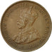 Moneda, Australia, George V, Penny, 1915, Heaton, MBC+, Bronce, KM:23
