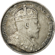 Münze, Straits Settlements, Edward VII, Dollar, 1908, SS, Silber, KM:26