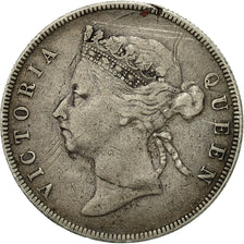 Moneda, Honduras británica, Victoria, 50 Cents, 1895, BC+, Plata, KM:10