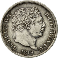 Münze, Großbritannien, George III, Shilling, 1816, VZ+, Silber, KM:666