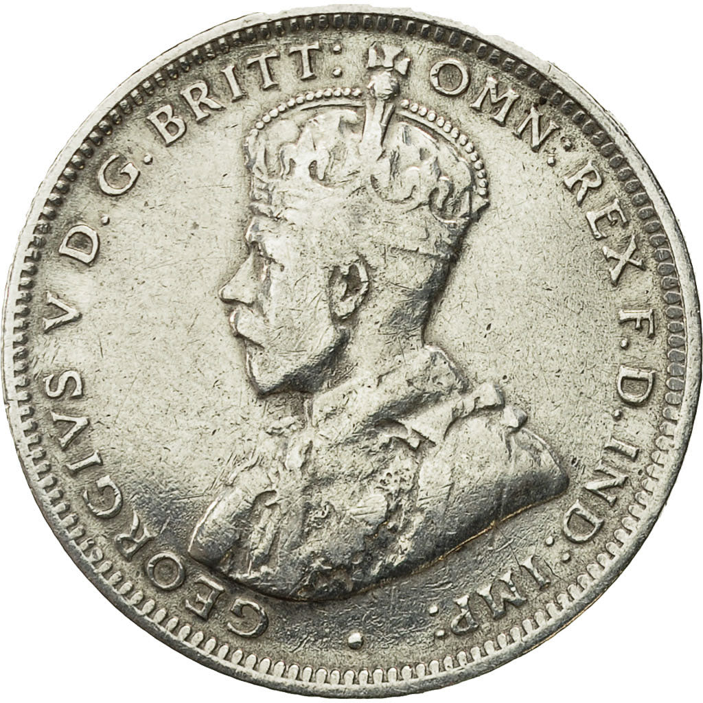 Coin, BRITISH WEST AFRICA, George V, Shilling, 1916, Heaton, VF(30-35), Silver