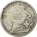 Moneta, Svizzera, Franc, 1861, Bern, MB, Argento, KM:9a