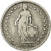 Moneda, Suiza, 2 Francs, 1879, Bern, BC+, Plata, KM:21