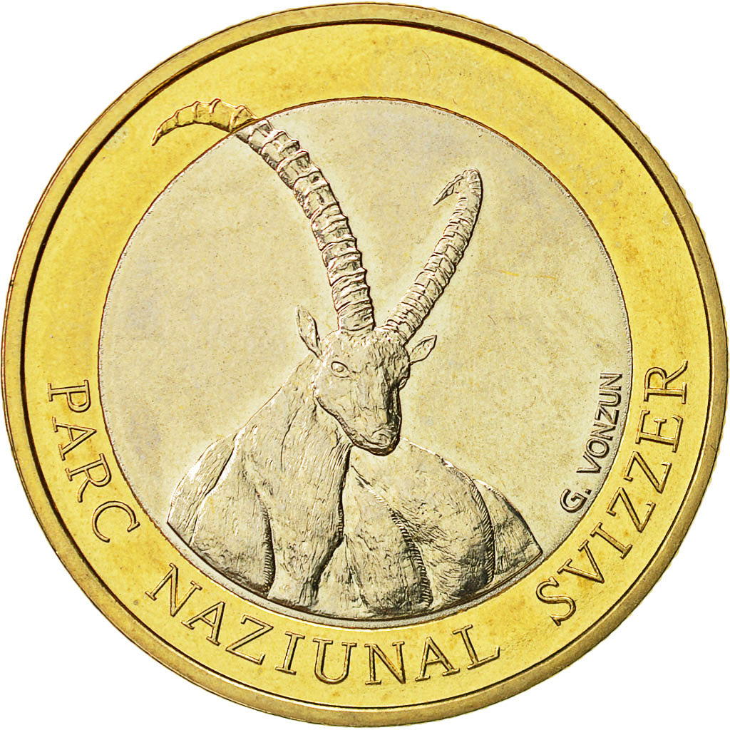 Coin, Switzerland, 10 Francs, 2007, Bern, MS(63), Bi-Metallic, KM:118