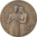 France, Médaille, Noces, Mariage, Religion, 1907, Rasumny, SUP, Argent