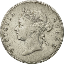 Coin, Hong Kong, Victoria, 50 Cents, 1891, AU(50-53), Silver, KM 9.1