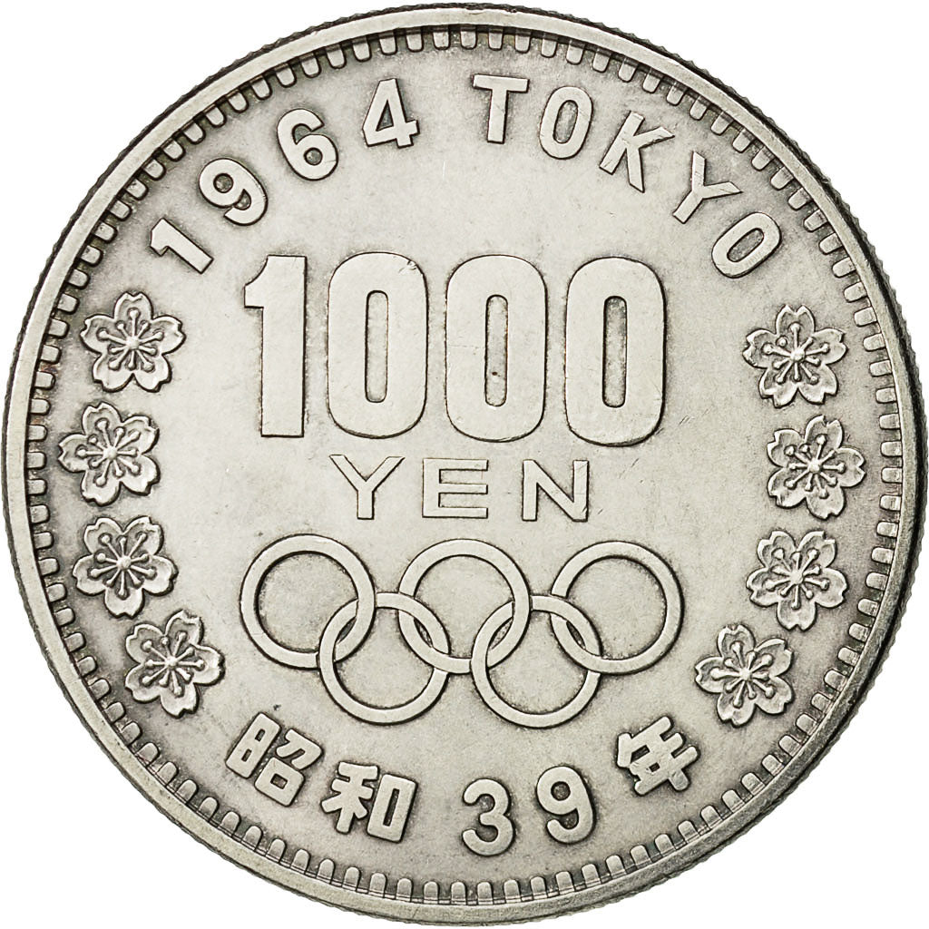 Monnaie, Japon, Hirohito, 1000 Yen, 1964, Tokyo, SUP+, Argent, KM:80