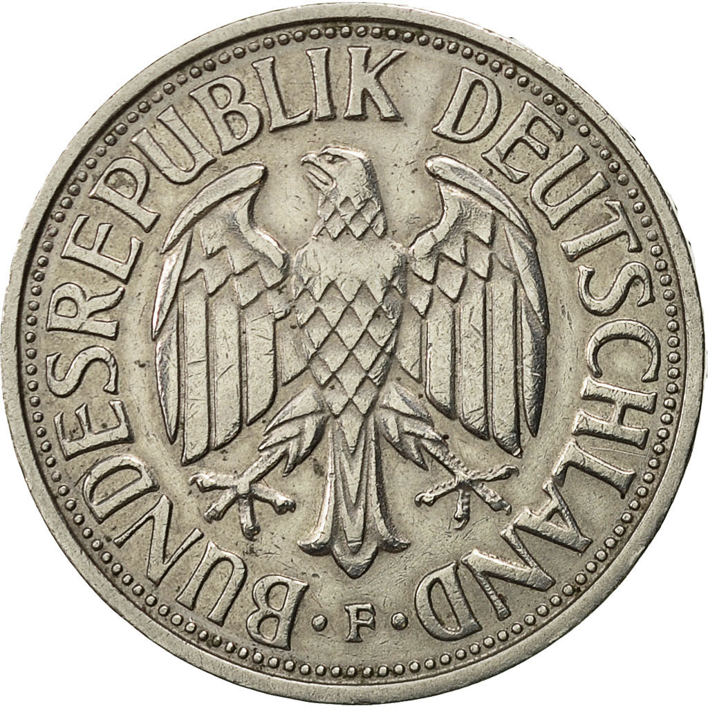 Moneta, Niemcy - RFN, 2 Mark, 1951, Stuttgart, AU(55-58), Miedź-Nikiel, KM:111