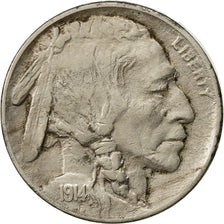 Moneda, Estados Unidos, Buffalo Nickel, 5 Cents, 1914, U.S. Mint, Philadelphia