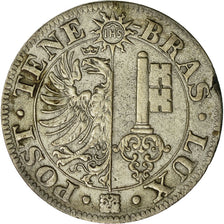 Coin, SWISS CANTONS, GENEVA, 5 Centimes, 1840, AU(55-58), Billon, KM:131