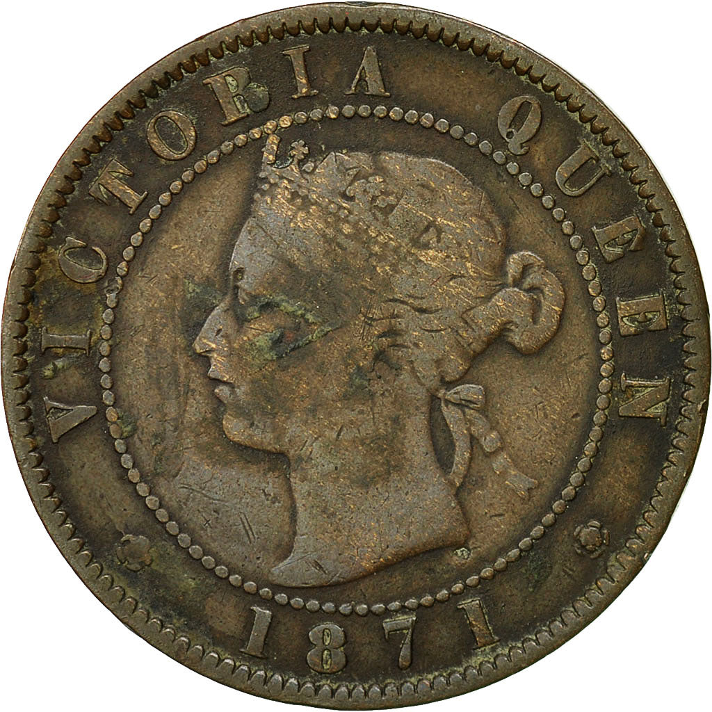Coin, PRINCE EDWARD ISLAND, Cent, 1871, Royal Canadian Mint, Ottawa, VF(30-35)