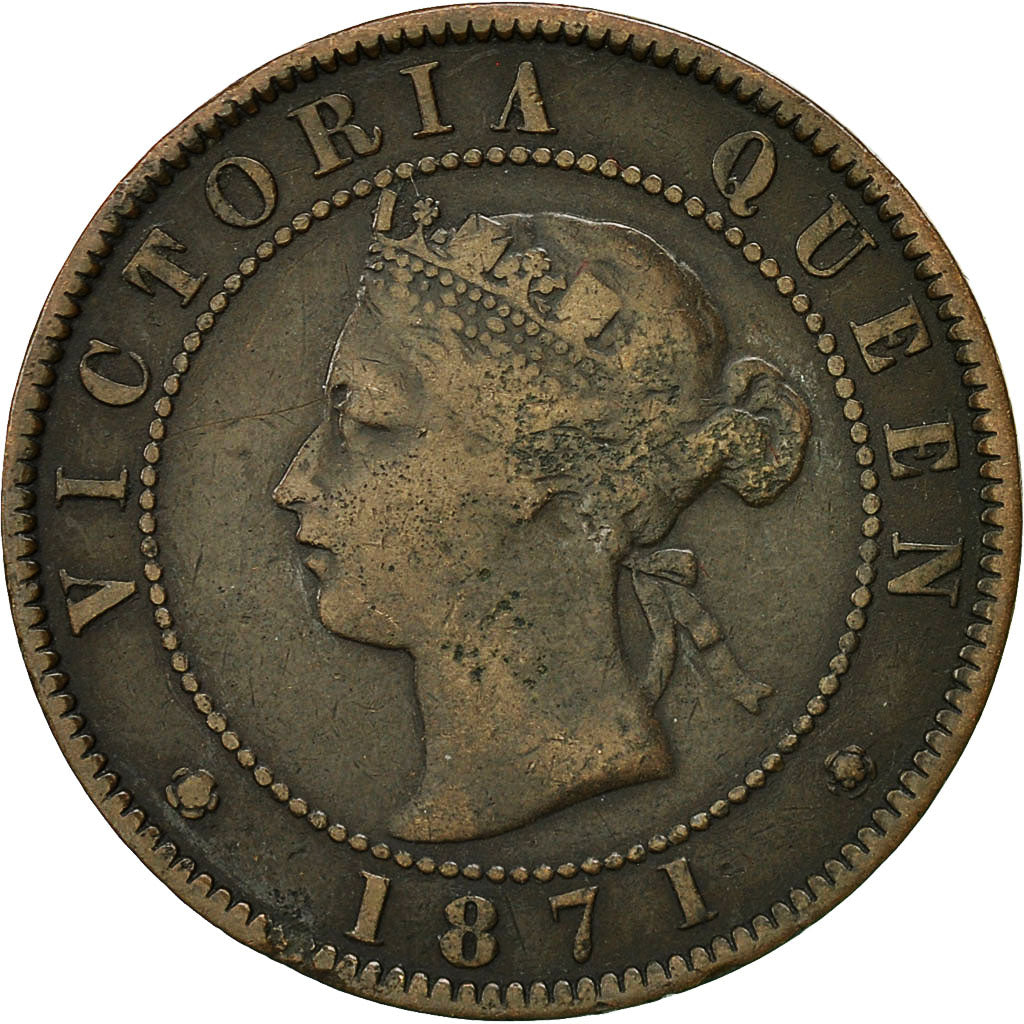 Coin, PRINCE EDWARD ISLAND, Cent, 1871, Royal Canadian Mint, Ottawa, VF(30-35)