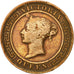 Moneta, Ceylon, Victoria, Cent, 1901, MB+, Rame, KM:92