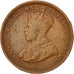 Moneta, Ceylon, George V, Cent, 1928, BB, Rame, KM:107