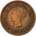 Moneta, Ceylon, Victoria, 1/4 Cent, 1890, SPL-, Rame, KM:90