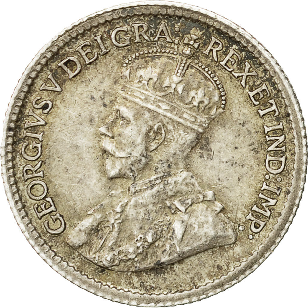 Coin, Canada, NEWFOUNDLAND, 5 Cents, 1917, Ottawa, AU(50-53), KM 13