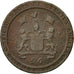 Moneda, INDIA BRITÁNICA, MADRAS PRESIDENCY, 1/96 Rupee, 1/2 Dub, 1794, Soho