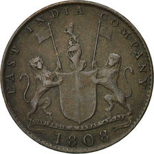 Moneda, INDIA BRITÁNICA, MADRAS PRESIDENCY, 10 Cash, 1808, Soho Mint