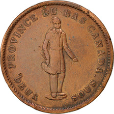 jeton, Canada, LOWER CANADA, 2 Sous, PENNY, 1837, Soho Mint, Birmingham, TTB