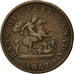 Jetón, Canadá, UPPER CANADA, 1/2 Penny, 1852, Birmingham, BC+, Cobre, KM:Tn2