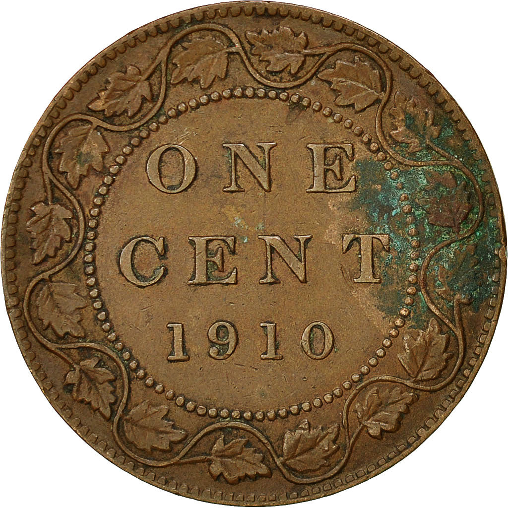 Coin, Canada, Edward VII, Cent, 1910, Royal Canadian Mint, Ottawa, AU(50-53)