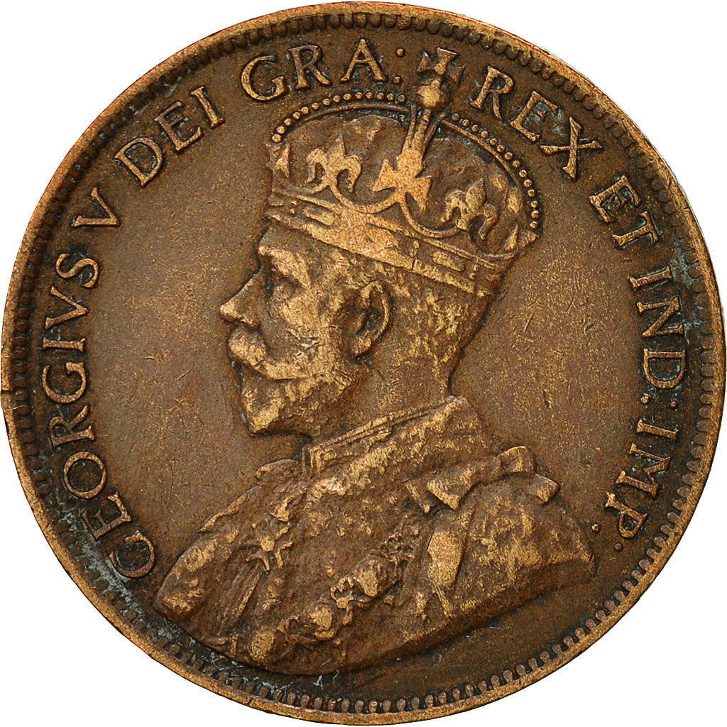 Coin, Canada, George V, Cent, 1914, Royal Canadian Mint, Ottawa, AU(50-53)