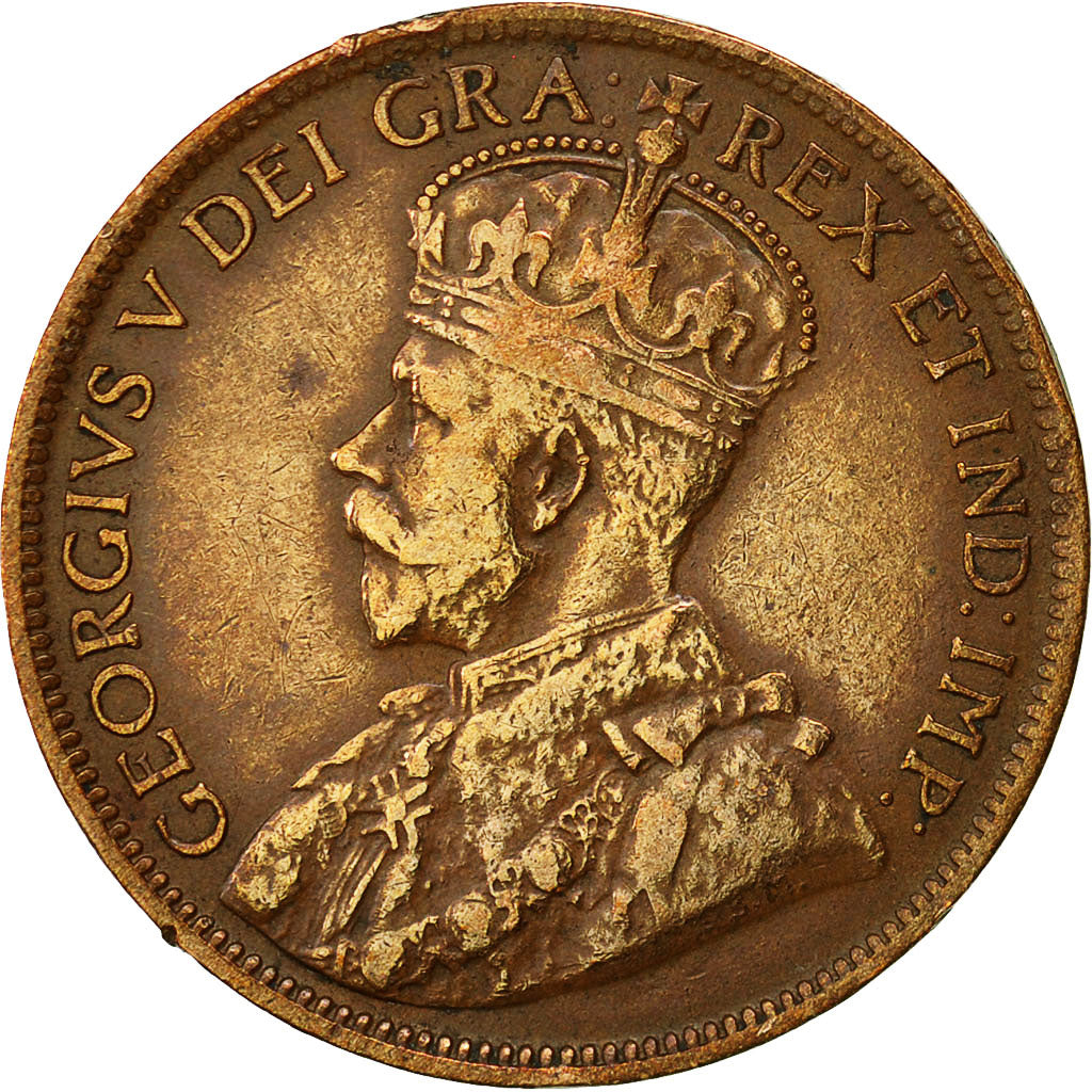 Coin, Canada, George V, Cent, 1918, Royal Canadian Mint, Ottawa, AU(50-53)