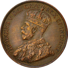 Munten, NEWFOUNDLAND, George V, Large Cent, 1913, PR+, Bronze, KM:16