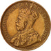 Coin, NEWFOUNDLAND, George V, Large Cent, 1920, AU(55-58), Bronze, KM:16