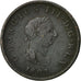 Moneta, Gran Bretagna, George III, 1/2 Penny, 1807, MB+, Rame, KM:662
