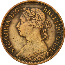Coin, Great Britain, Victoria, Farthing, 1886, EF(40-45), Bronze, KM:753
