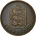 Coin, Guernsey, 4 Doubles, 1830, Birmingham, VF(30-35), Copper, KM:2