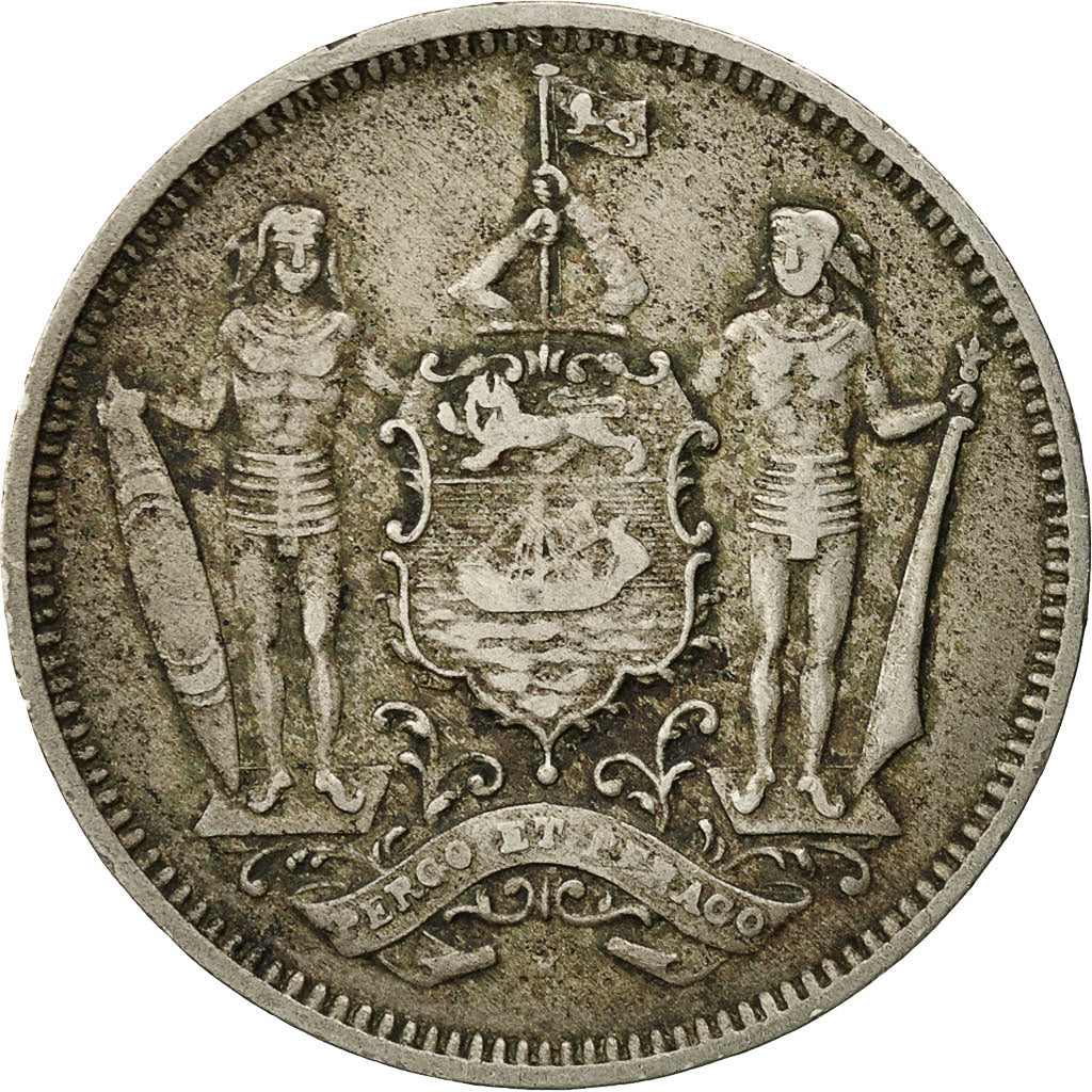 Coin, BRITISH NORTH BORNEO, 5 Cents, 1903, Heaton, Birmingham, EF(40-45)
