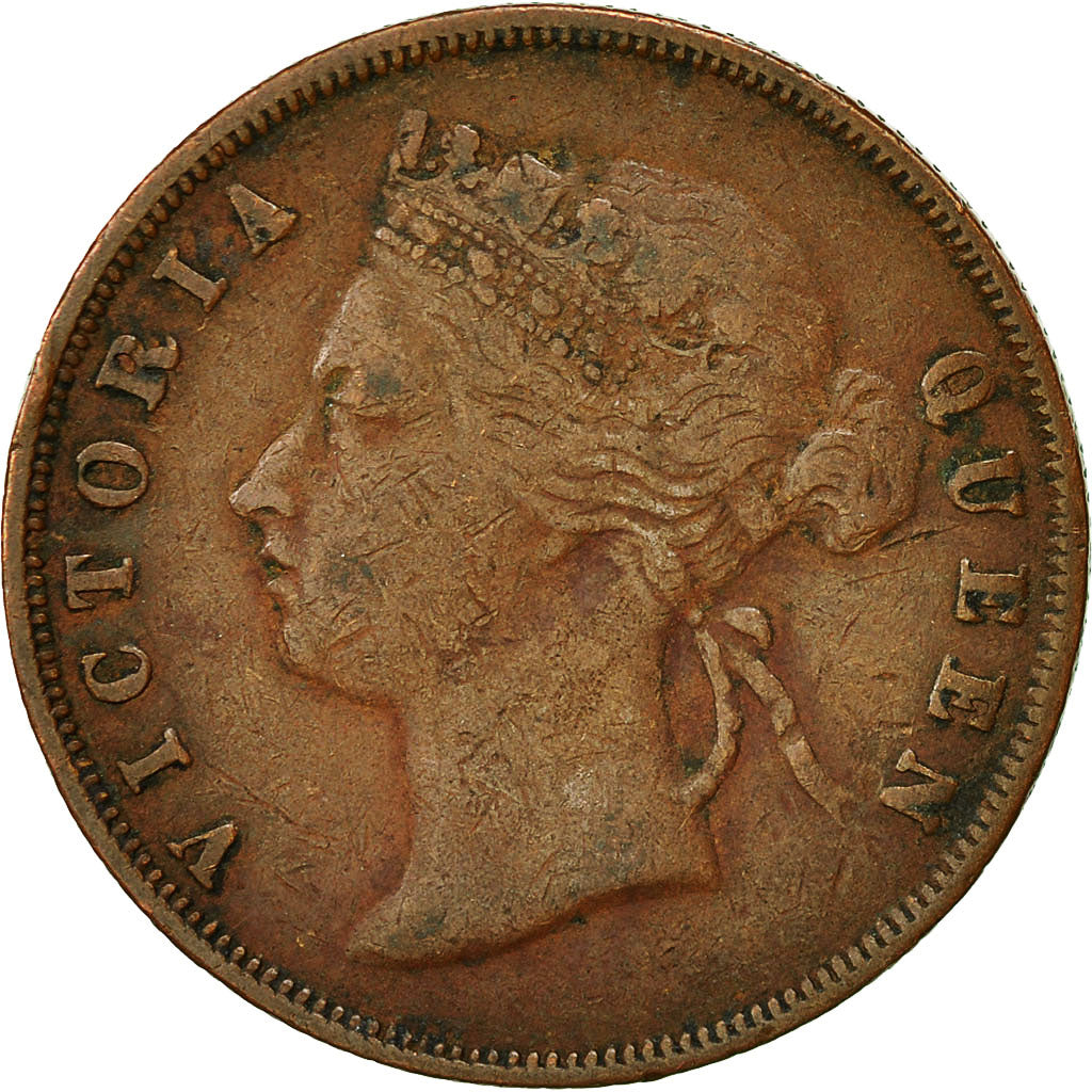 Coin, Straits Settlements, Victoria, Cent, 1898, Heaton, VF(30-35), Bronze