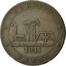 jeton, Großbritannien, CORNWALL, Penny Token, 1811, SS, Kupfer