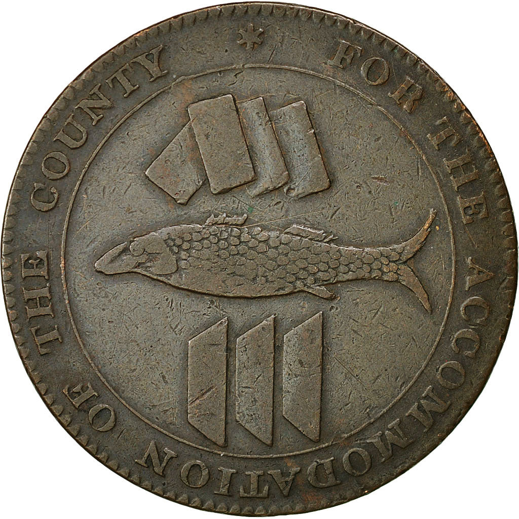 jeton, Großbritannien, CORNWALL, Penny Token, 1811, SS, Kupfer
