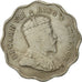 Coin, INDIA-BRITISH, Edward VII, Anna, 1908, Bombay, VF(30-35), Copper-nickel